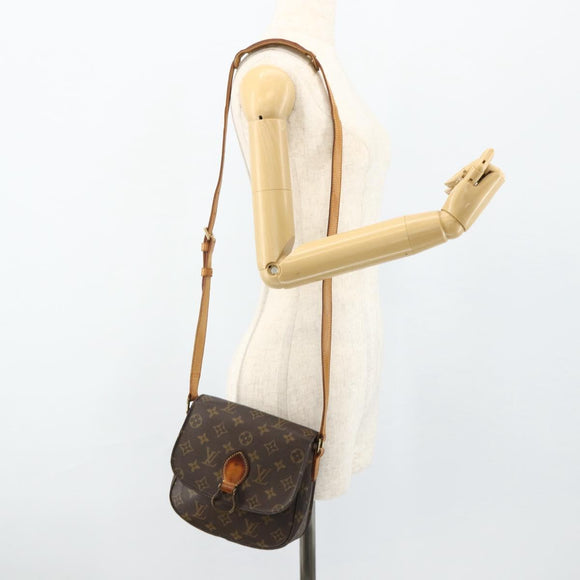 LOUIS VUITTON Monogram Saint Cloud MM Shoulder Bag M51243 LV Auth ep14137