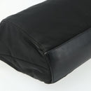 PRADA Tote Bag Nylon Black Silver Auth ep14138A-8