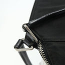 PRADA Tote Bag Nylon Black Silver Auth ep14138A-9