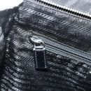 PRADA Tote Bag Nylon Black Silver Auth ep14138A-22