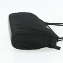 PRADA Tote Bag Nylon Black Silver Auth ep14138A-4