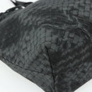 BOTTEGA VENETA INTRECCIATO Print Tote Bag Nylon Gray Auth ep14142A-14