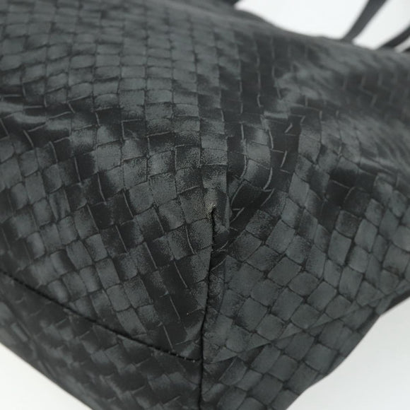 BOTTEGA VENETA INTRECCIATO Print Tote Bag Nylon Gray Auth ep14142A
