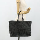 BOTTEGA VENETA INTRECCIATO Print Tote Bag Nylon Gray Auth ep14142A-19