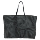 BOTTEGA VENETA INTRECCIATO Print Tote Bag Nylon Gray Auth ep14142A-13