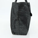 BOTTEGA VENETA INTRECCIATO Print Tote Bag Nylon Gray Auth ep14142A-3
