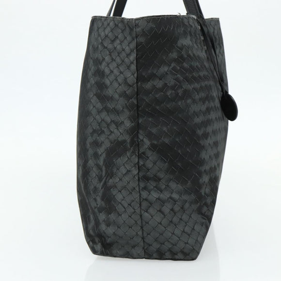 BOTTEGA VENETA INTRECCIATO Print Tote Bag Nylon Gray Auth ep14142A