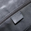 GUCCI GG Supreme Boston Bag PVC Black Silver Auth ep14143-18