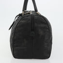 GUCCI GG Supreme Boston Bag PVC Black Silver Auth ep14143-5