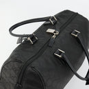 GUCCI GG Supreme Boston Bag PVC Black Silver Auth ep14143-6