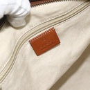 GUCCI GG Canvas Shoulder Bag Nylon Brown Silver 314529 Auth ep14151-16