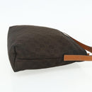 GUCCI GG Canvas Shoulder Bag Nylon Brown Silver 314529 Auth ep14151-5
