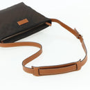 GUCCI GG Canvas Shoulder Bag Nylon Brown Silver 314529 Auth ep14151-7