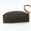 GUCCI GG Canvas Shoulder Bag Nylon Brown Silver 314529 Auth ep14151-9