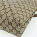GUCCI GG Supreme Tote Bag PVC Beige Gold Auth ep14152-16