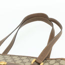 GUCCI GG Supreme Tote Bag PVC Beige Gold Auth ep14152-8