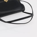 GUCCI Hand Bag Leather Black Gold Auth ep14155-7
