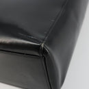 Christian Dior Tote Bag Patent leather Black Silver Auth ep14158-14
