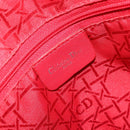 Christian Dior Tote Bag Patent leather Black Silver Auth ep14158-11