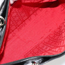 Christian Dior Tote Bag Patent leather Black Silver Auth ep14158-12