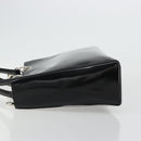 Christian Dior Tote Bag Patent leather Black Silver Auth ep14158-4