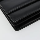 GUCCI Shoulder Bag Leather Black Gold Auth ep14164-15