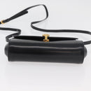 GUCCI Shoulder Bag Leather Black Gold 004 056 0219 Auth ep14171-11