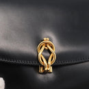 GUCCI Shoulder Bag Leather Black Gold 004 056 0219 Auth ep14171-16