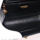 GUCCI Shoulder Bag Leather Black Gold 004 056 0219 Auth ep14171-19