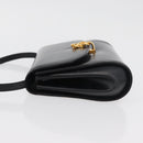 GUCCI Shoulder Bag Leather Black Gold 004 056 0219 Auth ep14171-6