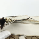 GUCCI GG Canvas Abbey Shoulder Bag Beige Gold 204940 Auth ep14172-15