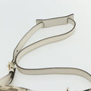 GUCCI GG Canvas Abbey Shoulder Bag Beige Gold 204940 Auth ep14172-8