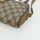 GUCCI GG Supreme Web Sherry Line Tasche PVC Beige Gold 116 02 089 Auth ep14174-14