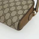 GUCCI GG Supreme Web Sherry Line Tasche PVC Beige Gold 116 02 089 Auth ep14174-16