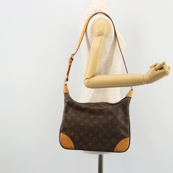 LOUIS VUITTON Monogram Boulogne 30 Shoulder Bag M51265 LV Auth ep14175A