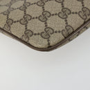 GUCCI GG Supreme Web Sherry Line Bag PVC Beige Gold 98 02 047 Auth ep14179-11