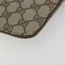 GUCCI GG Supreme Web Sherry Line Bag PVC Beige Gold 98 02 047 Auth ep14179-12