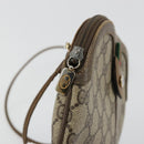 GUCCI GG Supreme Web Sherry Line Bag PVC Beige Gold 98 02 047 Auth ep14179-15