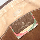 GUCCI GG Supreme Web Sherry Line Bag PVC Beige Gold 98 02 047 Auth ep14179-16