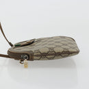 GUCCI GG Supreme Web Sherry Line Bag PVC Beige Gold 98 02 047 Auth ep14179-5