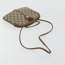 GUCCI GG Supreme Web Sherry Line Bag PVC Beige Gold 98 02 047 Auth ep14179-7