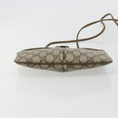 GUCCI GG Supreme Web Sherry Line Bag PVC Beige Gold 98 02 047 Auth ep14179-9