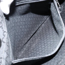 GUCCI GG Canvas Bamboo Hand Bag Nylon Black Silver 002 1010 Auth ep14182-19