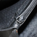 GUCCI GG Canvas Bamboo Hand Bag Nylon Black Silver 002 1010 Auth ep14182-20