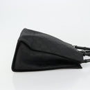 GUCCI GG Canvas Bamboo Hand Bag Nylon Black Silver 002 1010 Auth ep14182-4