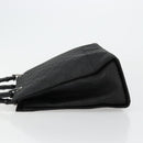 GUCCI GG Canvas Bamboo Hand Bag Nylon Black Silver 002 1010 Auth ep14182-5