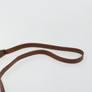 Burberrys Shoulder Bag Leather Brown Gold Auth ep14186-8