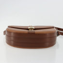 Burberrys Shoulder Bag Leather Brown Gold Auth ep14186-9