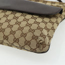 GUCCI GG Canvas Shoulder Bag Beige Brown 256100 Auth ep14187-9