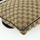 GUCCI GG Canvas Shoulder Bag Beige Brown 256100 Auth ep14187-16
